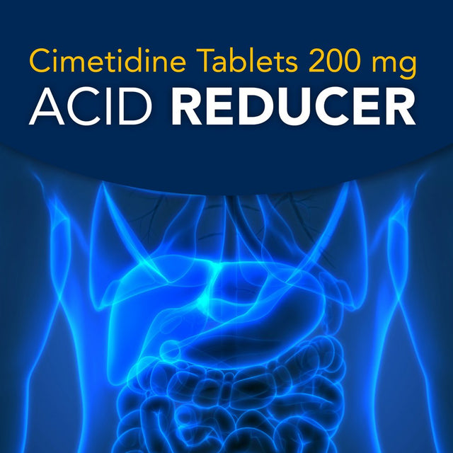 Equate Cimetidine Tablets 200 Mg, Acid Reducer, 120 Ct