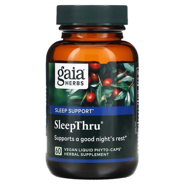 Gaia Herbs, Sleepthru, 60 Vegan Liquid Phyto-Caps