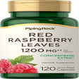 Red Raspberry Leaf Capsules | 1200Mg | 120 Pills | Non GMO, Gluten Free Supplement | by Piping Rock