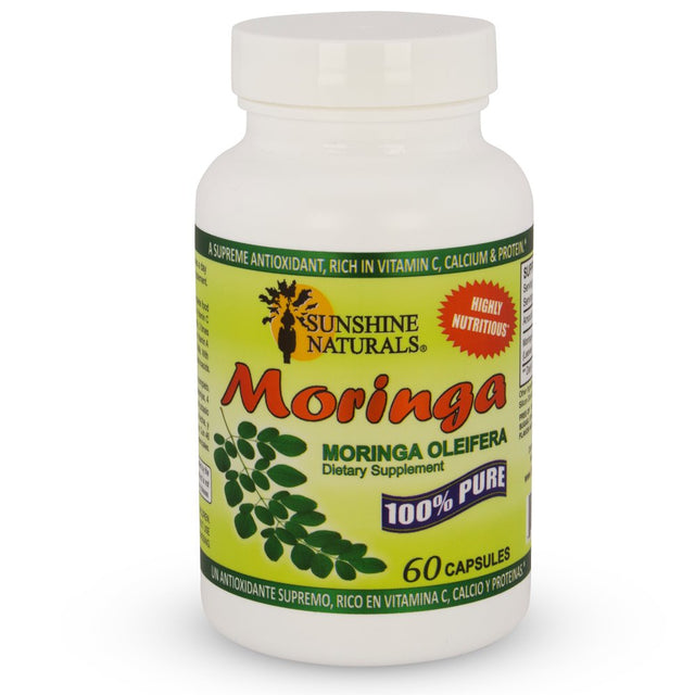 Sunshine Naturals Moringa Oleifera Capsules, 800 Mg, 60 Ct