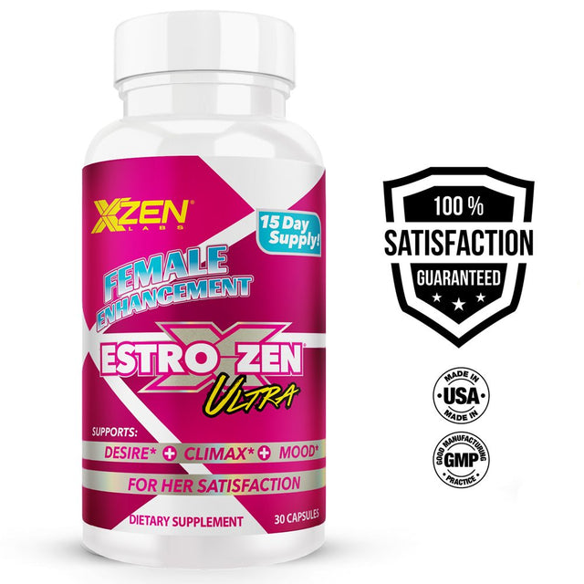 XZEN Estroxzen Ultra Female Enhancement Supplement Libido, Desire, Sex Pills for Women 30 Capsules