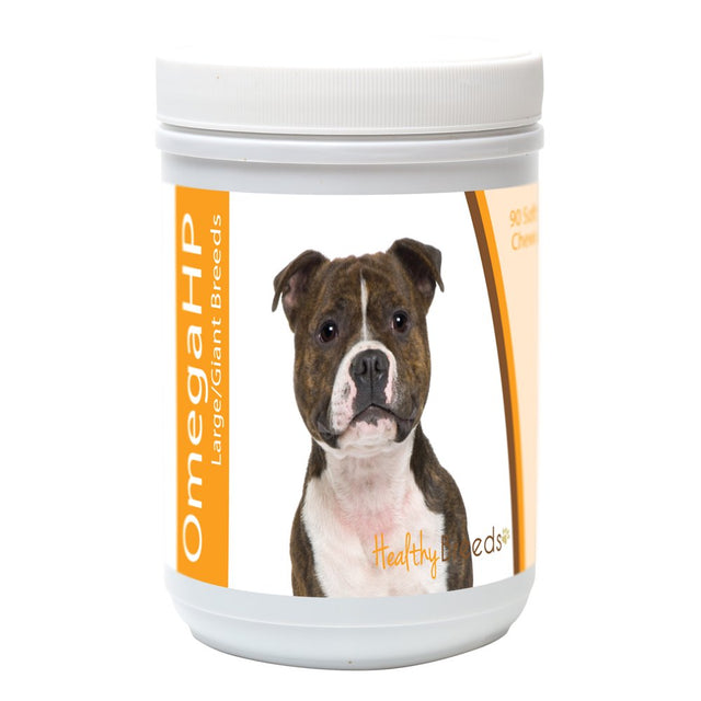 Healthy Breeds Staffordshire Bull Terrier Omega HP Fatty Acid Skin and Coat Support Soft Chews