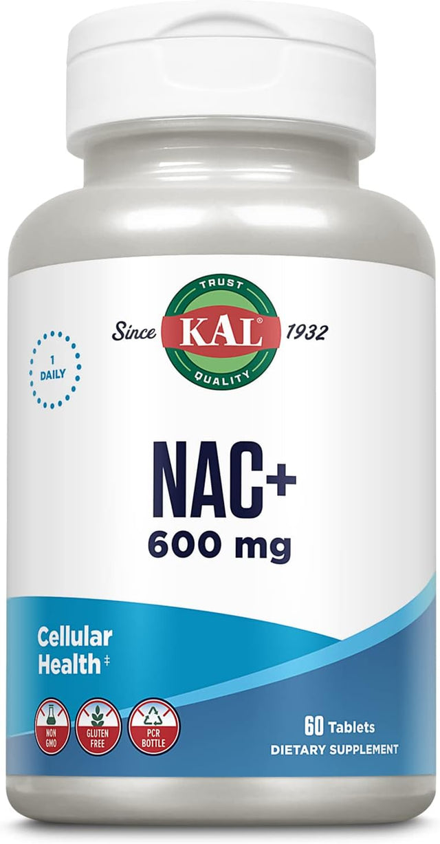 Kal N-Acetyl Cysteine plus Tablets, 60 Count