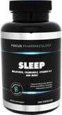 Natural Nighttime Sleep and Calming Formula - 180 Ct Blend of Melatonin, 5-HTP, GABA, Chamomile, Valerian, Goji, Ashwagandha, St. John'S Wort