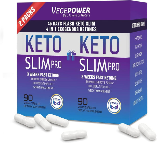 Keto Diet Pills plus Apple Cider Vinegar - Exogenous Ketones Supplement for Women Men - Utilize Fat for Energy with Ketosis Boost Energy & Focus, Manage Cravings, Metabolism Support -180Caps