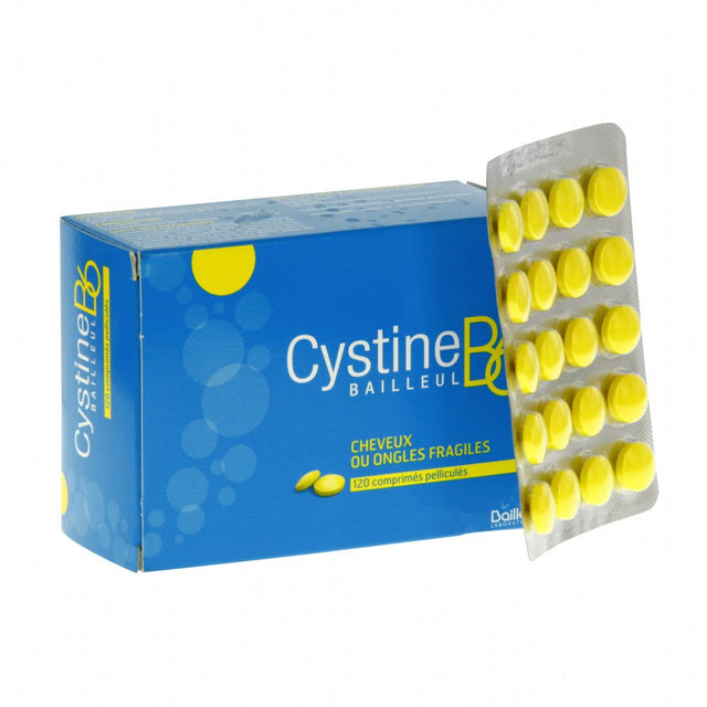 Bailleul Cystine B6, Supplement to Strengthen Fragile Hair and Nails, 120 Tablets