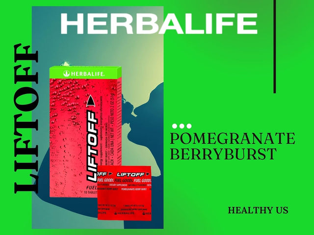 Herbalife Nutrition LIFTOFF Energy Tablets - Pomegranate-Berry - Naturally Flavored Dietary Supplements - Energy Booster, Clears Minds. 60 Tablets