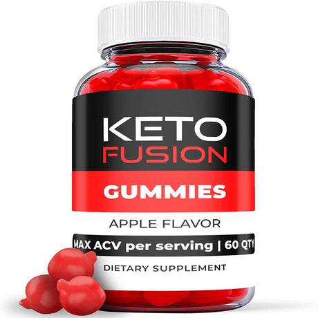 (1 Pack) Keto Fusion Keto ACV Gummies - Supplement for Weight Loss - Energy & Focus Boosting Dietary Supplements for Weight Management & Metabolism - Fat Burn - 60 Gummies