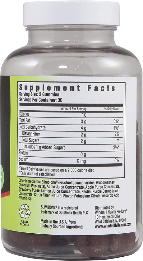 Appetite Control Gummies, Suppressant for Weight Loss, Feel Fuller Faster, Raspberry Flavor, Black and Green, 60 Count