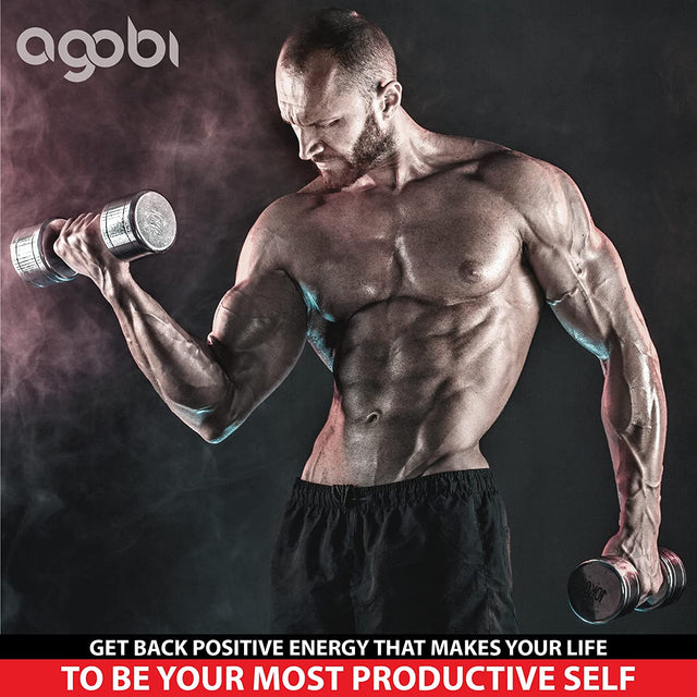 Agobi Herbal Test Support for Male Supplement - Support Efficiency, Speed, Strength, Flexibility - Body Booster Equivalent 9200Mg - 2 Packs 60Caps - 2 Month Supply