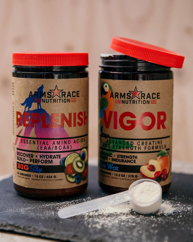 Arms Race Nutrition Replenish Essential Amino Acids (EAA/BCAA) 30 Servings (Tart Candy Strings)