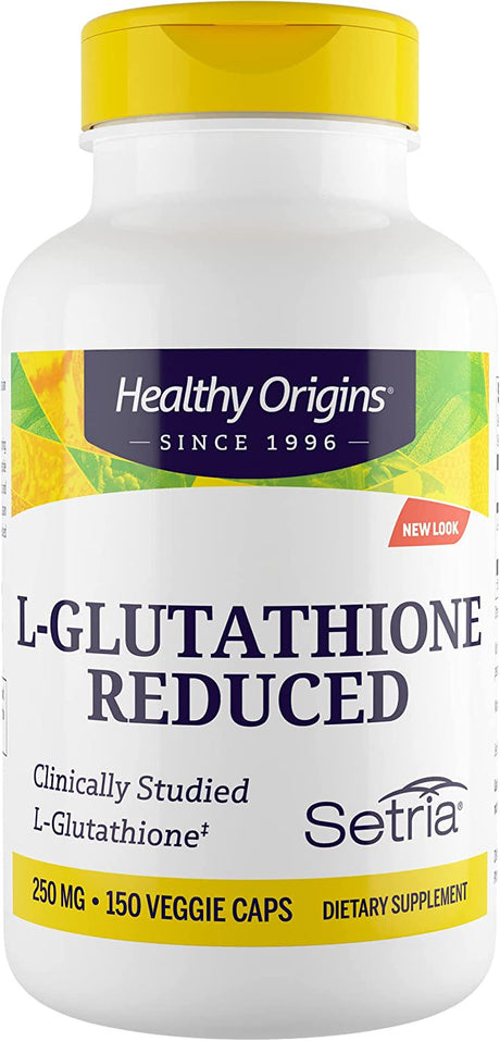 Healthy Origins L-Glutathione Natural Multi Vitamins, 250 Mg Reduced, 150 Count