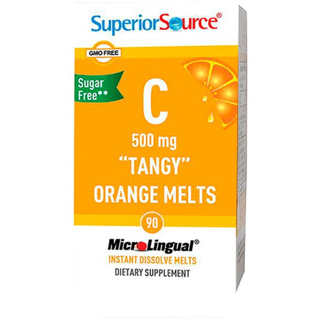 Superior Source Vitamin C Melts "Tangy" Orange 500 Mg 90 Tabs