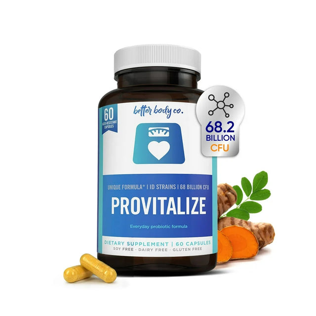 Better Body Co Provitalize, Probiotics for Menopause Weight, Hot Flashes, Low Energy, Mood Swings, Gut Health