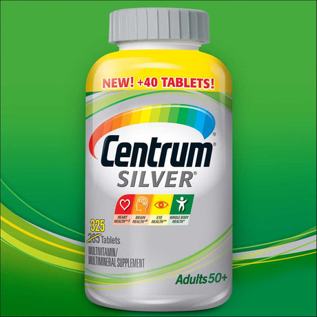 Centrum Silver Adults 50+, 325 Tablets