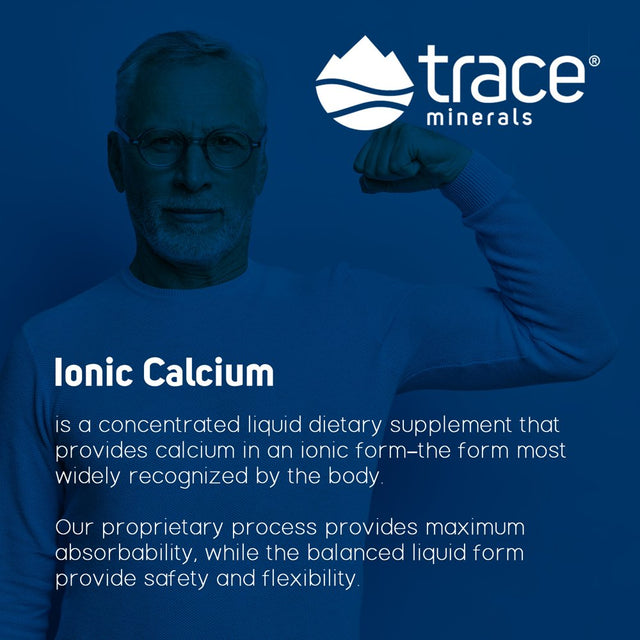 Trace Minerals | Liquid Ionic Calcium | Healthy Bones, Teeth and Muscle Contraction | Vegan | 59Ml