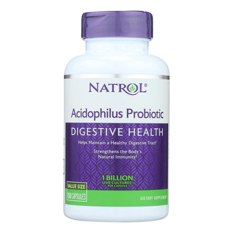 Natrol Acidophilus Probiotic, Digestive Health, 100Mg, 100 Capsules