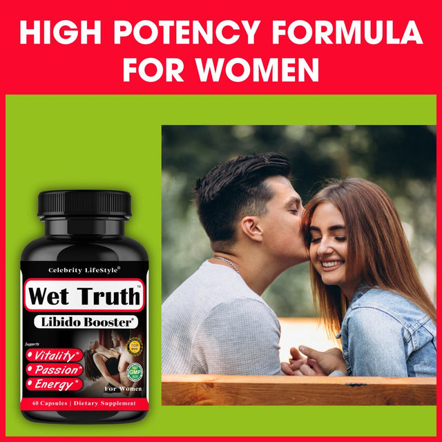 Female Libido Support Supplement - Women Vitamins Formula Supports Energy Supports Libido, Mood & Desire Boost 60 Veggie Capsules