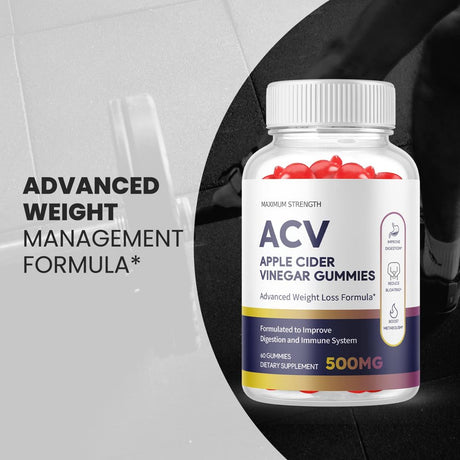 (1 Pack) Keto Start ACV Gummies - Supplement for Weight Loss - Energy & Focus Boosting Dietary Supplements for Weight Management & Metabolism - Fat Burn - 60 Gummies