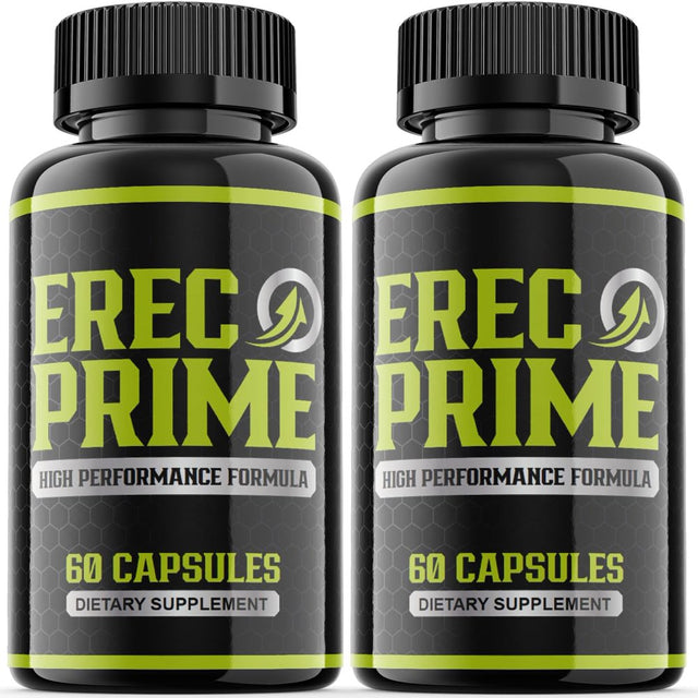 (2 Pack) Erec Prime - Dietary Supplement - 120 Capsules