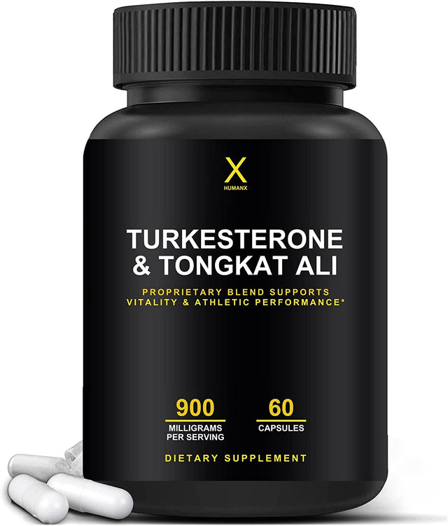 Turkesterone & Tongkat Ali 900Mg - Supports Energy, Stamina, and Muscle Recovery and Growth - Turkesterone Supplement - Tongkat Ali Supplement - Long Jack Extract (Eurycoma Longifolia)