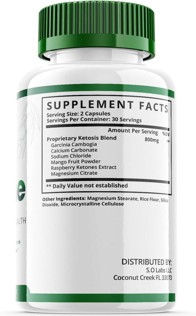 (5 Pack) Olivine - Keto Weight Loss Formula - Energy & Focus Boosting Dietary Supplements for Weight Management & Metabolism - Advanced Fat Burn Raspberry Ketones Pills - 300 Capsules