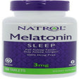 Natrol Melatonin 3 Mg Sleep Time Release Dietary Supplement Tablets 100 Ea (Pack of 6)