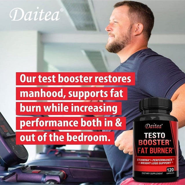 Daitea Testosterone Booster, Natural Stamina Endurance & Strength Enhancer