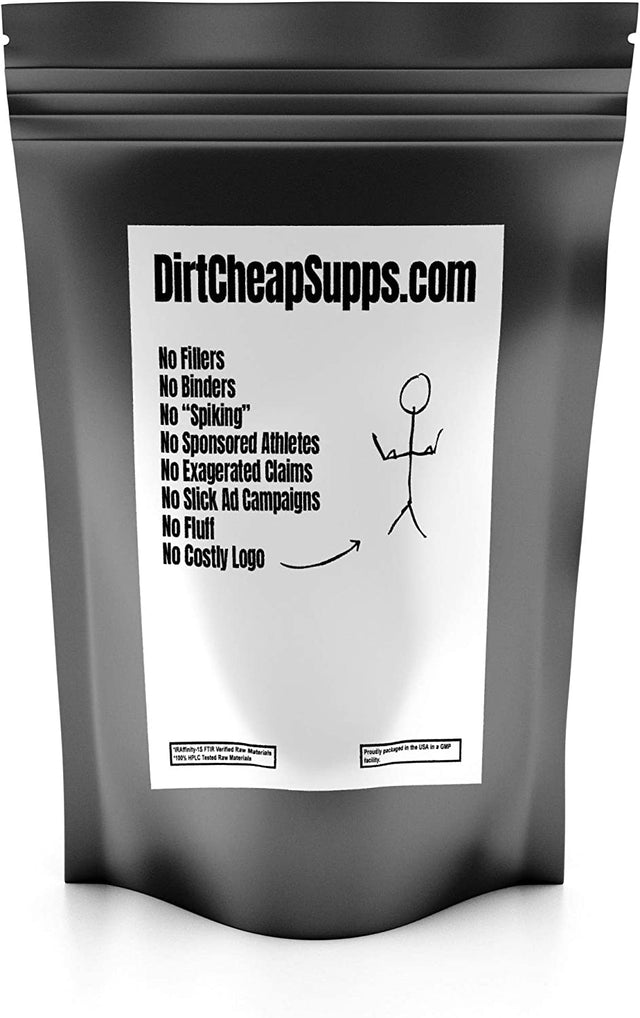 Dirtcheapsupps Whey Protein Isolate Unflavored 2Lb. 30 Servings with 27G of Protein per Scoop.