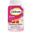 Caltrate Gummy Bites 500 Mg Calcium and Vitamin D Supplement, Black Cherry, Strawberry, Orange - 50 Ct