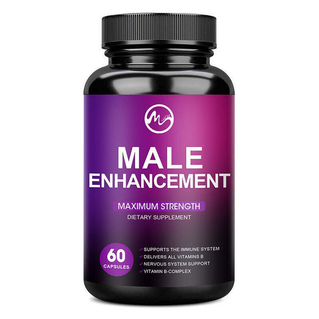 Minch Male 60 Capsules,Longer,Growth,Thicker,Male Supplement with Ginseng