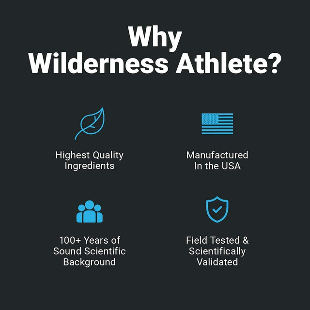 Wilderness Athlete: Energy & Focus, Powder Energy Drink Mix, Tropical Fusion, 30Count Single Serving Packets, Low-Carb, Zero Sugar, No Crash, Natural Caffeine from Green Coffee Bean