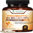 Probiotic for Digestive Health - 60 Billion CFU Daily Probiotics & Prebiotics Supplement with Acidophilus - Immune Support for Women & Men - Shelf Stable, Soy, Dairy & Gluten Free - 60 Capsules