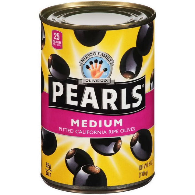 (Price/Case)Pearls 4412315 Olives Medium Pitted 12-6 Ounce