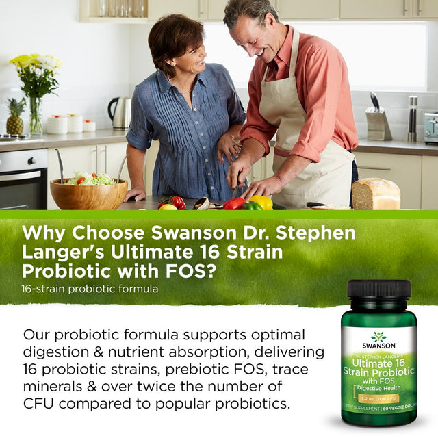 Swanson Dr. Stephen Langer'S Ultimate 16 Strain Probiotic with Fos 3 Pack