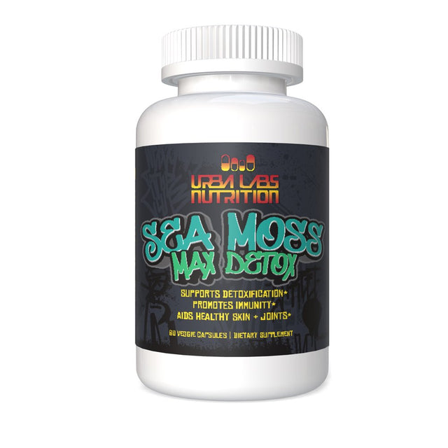 Urbalabs Sea Moss Max Blast Detox Organic Sea Moss Advanced Nootropic Brain Support Gut Cleanse Immunity Increase Energy Levels