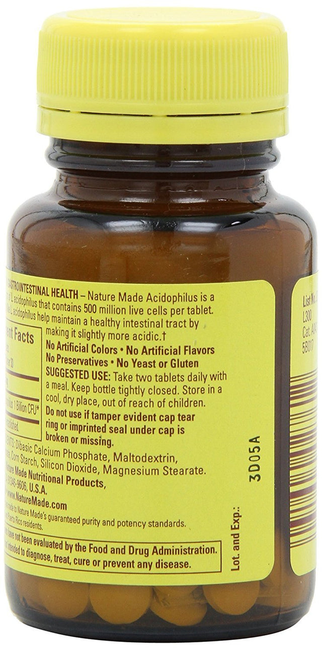 Nature Made Acidophilus Probiotics, 60 Count