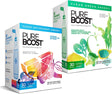 Pureboost Clean Energy and Superfoods Bundle. 60 Stick Packs Boosted with B12, Vitamin C and More. Fruity Combo Pack + Green Mojo Includes 7 Organic Supergreens.