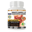 Parasite Detox Clean COLON Flush & Cleanse Parasite Cleanse Candida Support 100 Capsule