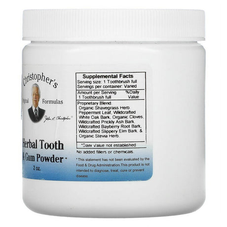 Christopher'S Original Formulas Herbal Tooth Powder 2 Oz