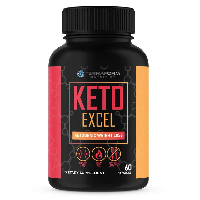 Keto Excel Keto Supplements – Powerful Keto Diet Weight Loss Supplement – Achieve Maximum Weight Loss – Increase Energy & Focus – Thermogenic Fat Burner – 1 Month – USA Made