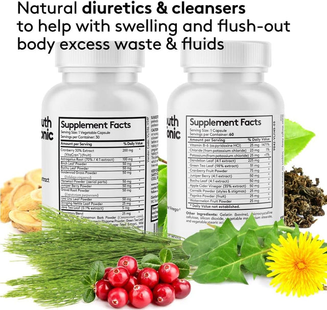 Youth & Tonic Kidney Cleanse Detox for Waste Loss & Water Weight Away Bundle