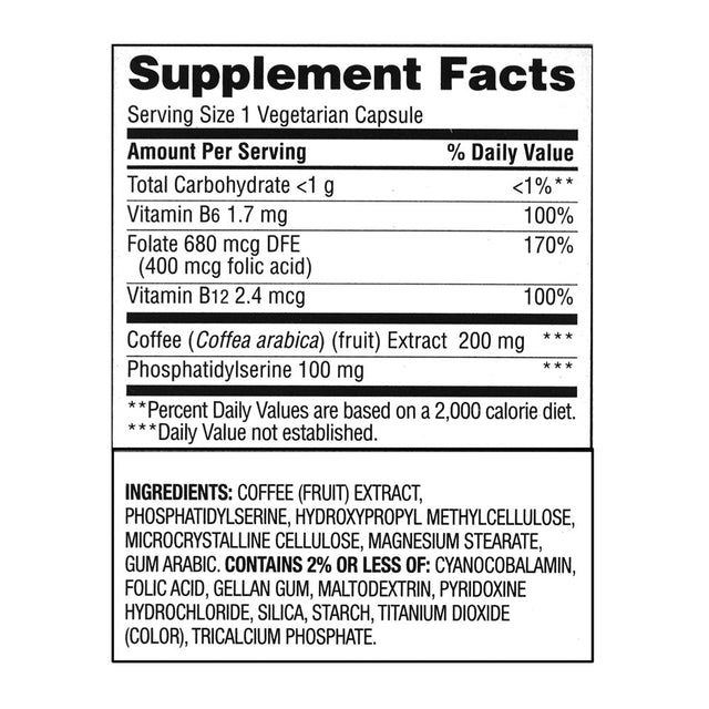 Equate Brain Health Advanced 6 Function Formula Dietary Supplement Capsules, 30 Count