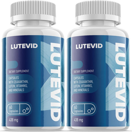 (2 Pack) Lutevid - Revolutionary Advanced Vision Matrix Formula - Supports Healthy Vision - Dietary Supplement for Eyes Sight - 120 Capsules