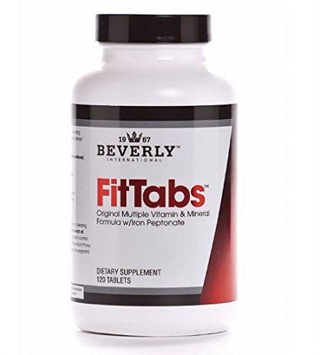 Beverly International Fittabs Multi-Vitamin & Mineral Tablets, 120 Ct