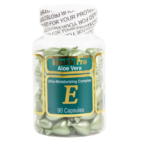 Aloe Vera & Vitamin E Skin Oil, 90 Capsules