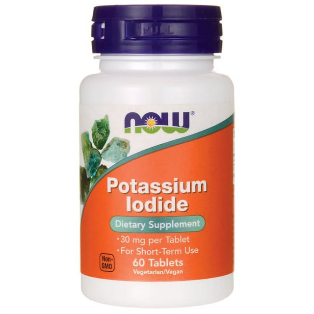 NOW Foods - Potassium Iodide 30 Mg. - 60 Tablets