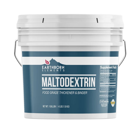 Earthborn Elements Maltodextrin (1 Gallon) Water Soluble, Complex Carbohydrate for Workout Shakes, No Artificial Color or Flavor