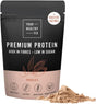 100% Natural and Vegan Protein Powder with Chocolate Flavor - with Probiotics – Low Carb Soy Free Protein Powder Made from Natural Ingredients and Enzymes – Made in Europe