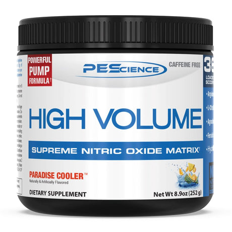 High Volume Supreme Nitric Oxide Matrix Caffeine-Free Pre-Workout - Paradise Cooler (8.9 Oz / 18 Servings)